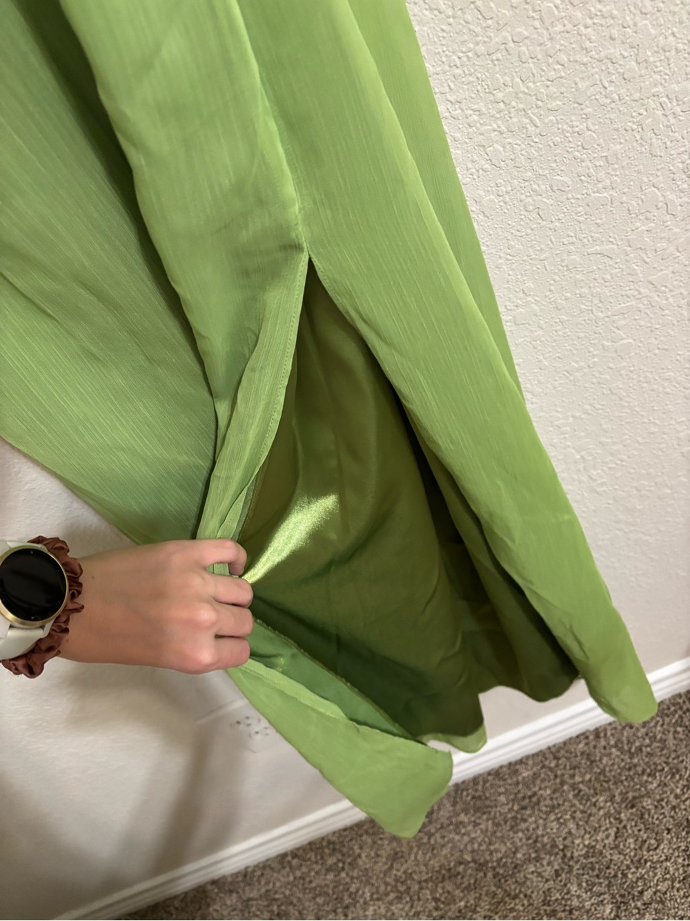 Pomander Place Pistachio Green Soleil Gown - Picture 9 of 14